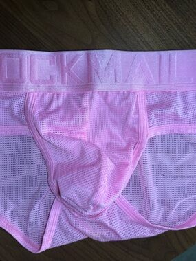 Light Pink Mesh Briefs JOCKMAIL